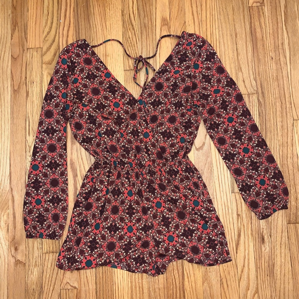 Patterned Romper - image 1